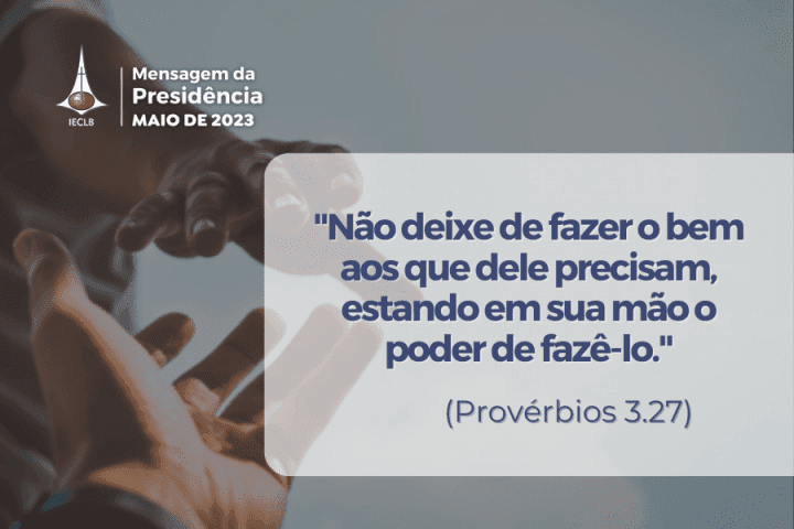 Mensagem da Presidência da IECLB - Maio 2023