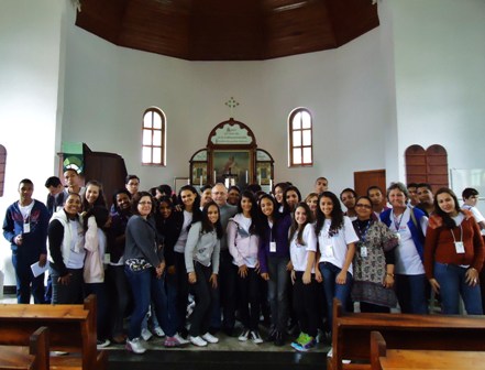 Estudantes em Santa Maria de Jetibá