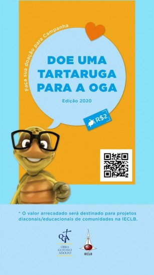 Doe uma tartaruga para a OGA!