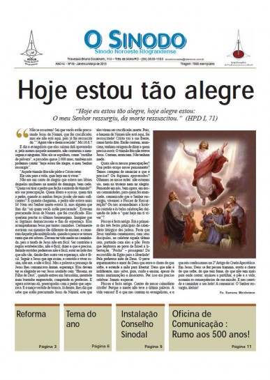 Jornal O Sínodo - Nº. 56 - Janeiro - Março 2015