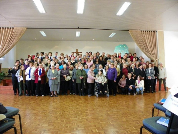 Mulheres da OASE presentes no Culto do Centenário