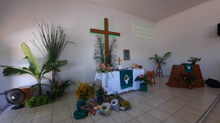 Culto de Ação de Graças na Comunidade Caminhos da Fé - Cacoal/RO