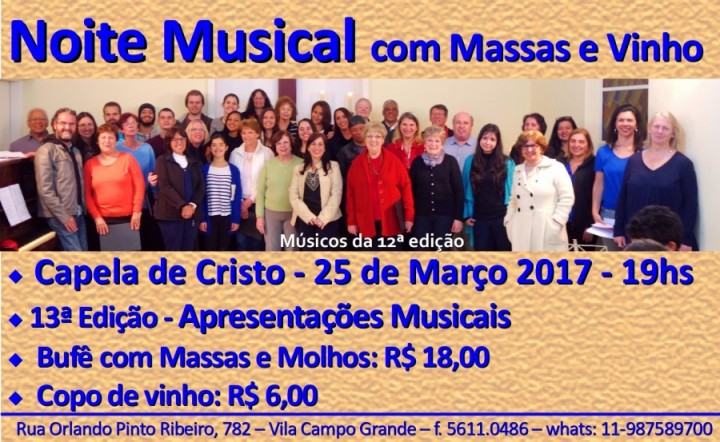 Noite Musical 25.3.17 Panfleto