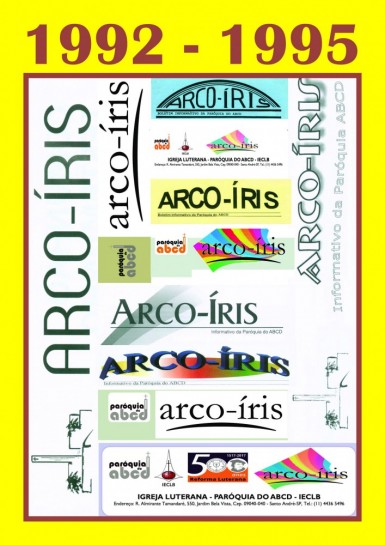 Arco-Íris 1992-1995 - Informativo da Paróquia do ABCD - SP