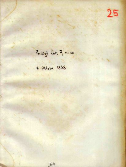 Pastor Friedrich Sauerbronn - Predigt/Prédic a - Lucas 7.11-17  - 04/10/1838