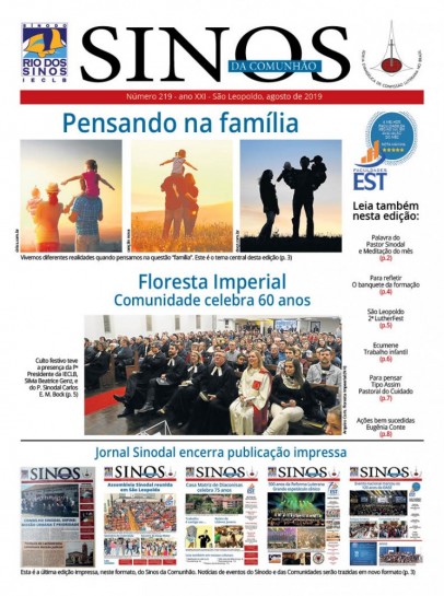 Sinos da Comunhão - Ano 21 - Nº. 219- Agosto 2019