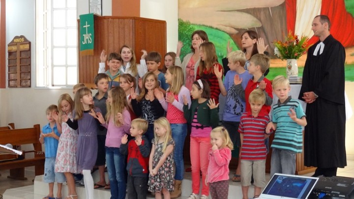 Culto na Comunidade de Belém com a participação do Culto Infantil