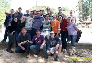 Jovens participantes do Seminário de Lideranças para Assuntos de JE Morro Redondo %u2013 RS