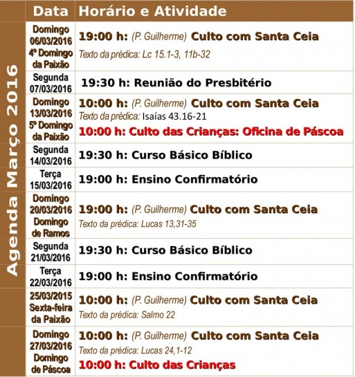 Agenda Santos 2016.03