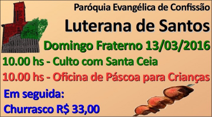 Domingo Fraterno 13.03.2016 Panfleto