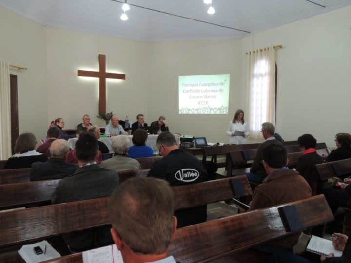 Meditação conduzida pela Pastora local Carla Grossmann