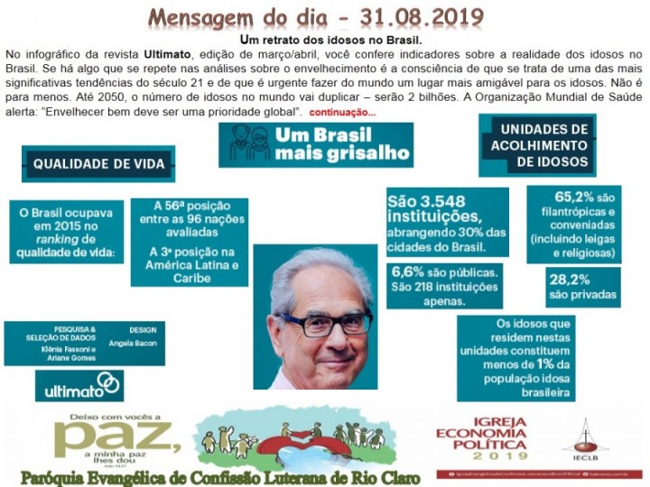 Mensagem do dia - 31.08.2019