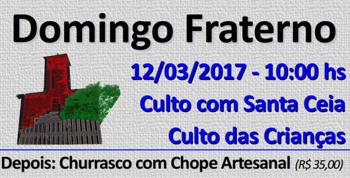 Domingo Fraterno 12.3.17 Panfleto