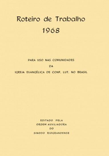 Roteiro de Trabalho 1968