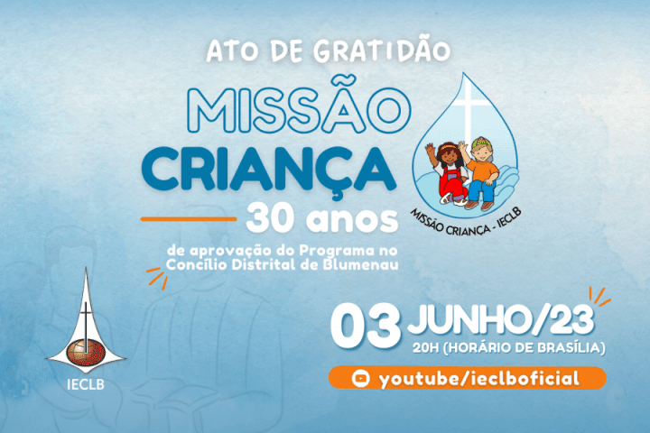 Card Missão Criança 30 ANOS