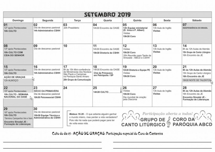 Calendario 2019 ABCD - 9