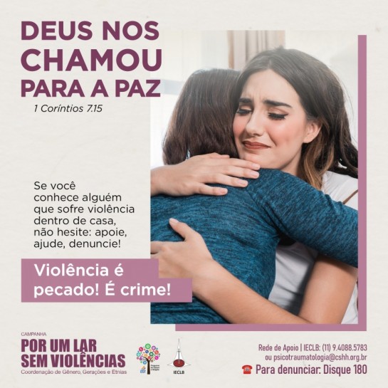 Campanha Por um lar sem violências 2021.11