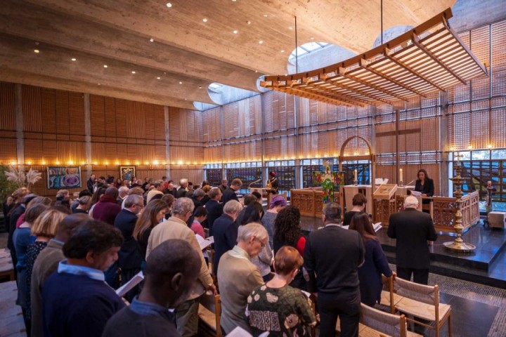 Culto de Dedicação da Cruz de Lund na Capela do Centro Ecumênico em Genebra/Suiça