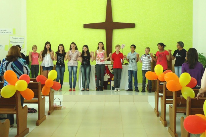 Culto de encerramento do Retiro na Comunidade em Campo Novo do Parecis