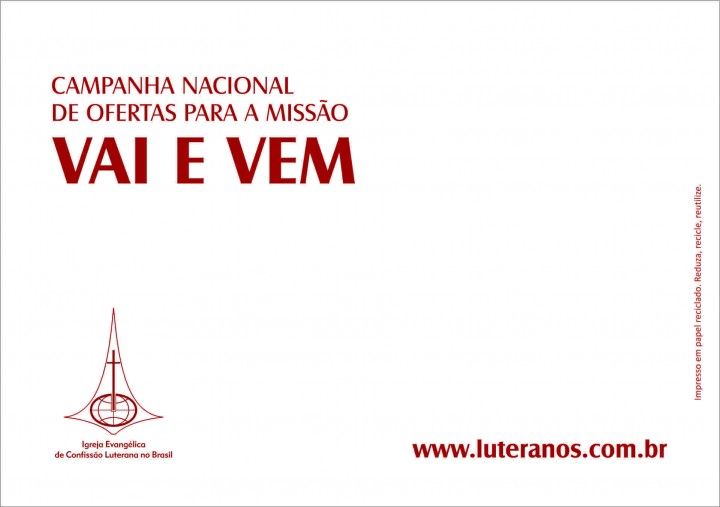 Campanha Vai e Vem 2013 - envelope