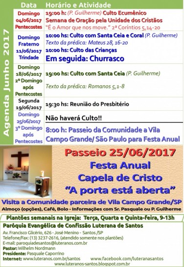 Agenda Santos 2017.06