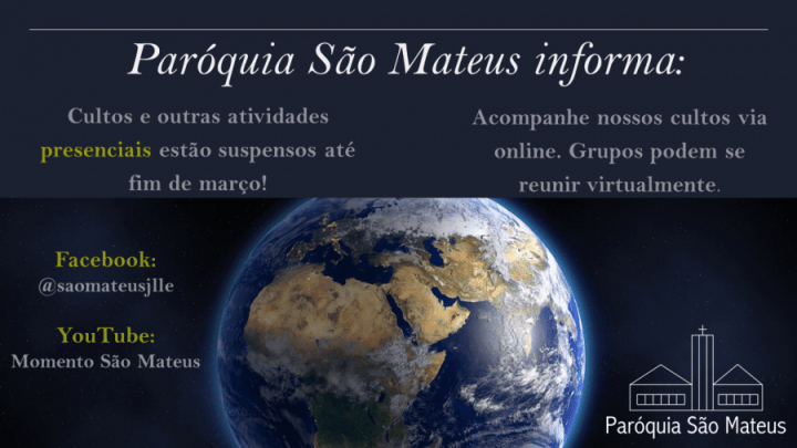 Paróquia São Mateus informa