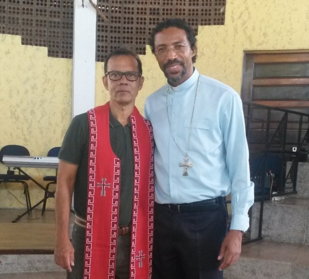 Pr. Antonio Carlos Teles e Bispo Dom Teodoro Mendes