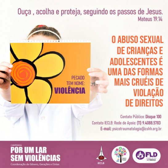 Por um lar sem violências  - Crianças e adolescentes