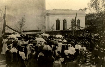 1907 - Lançamento da Pedra Fundamental