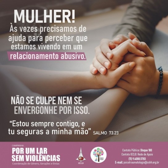 Por um lar sem violências 22 - Mulheres