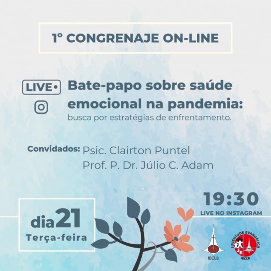 Bate-papo sobre saúde emocional.