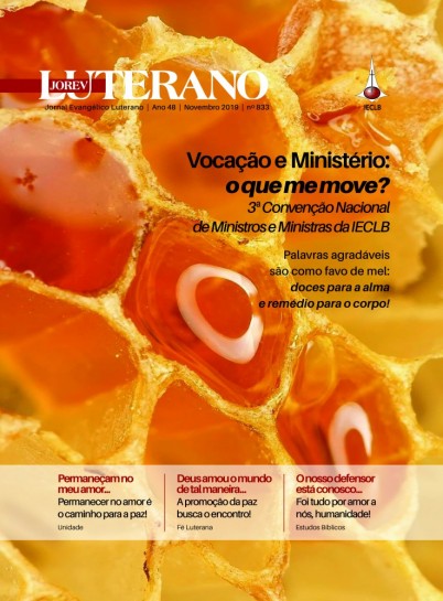 Jornal Evangélico Luterano - Ano 48 - nº 833 - Novembro 2019