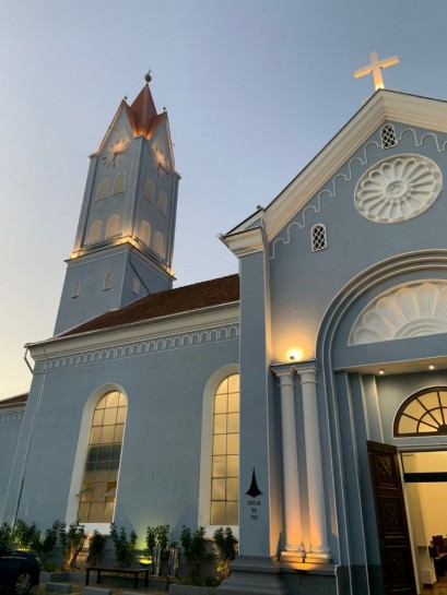 Entrega da restauração da Igreja da Paz