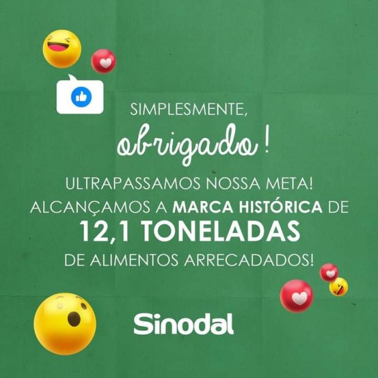 Campanha de alimentos pelos 85 anos do Colégio Sinodal