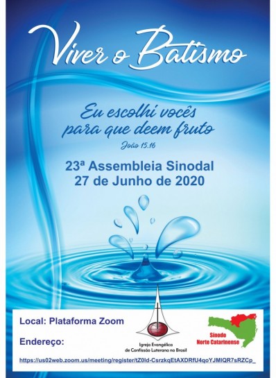 Edital de Convocação para a 23ª Assembleia Sinodal - 2020 do Sínodo Norte Catarinense da Igreja Evangélica de Confissão Luterana no Brasil