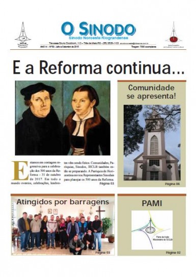 Jornal O Sínodo - Nº. 58 - Julho - Agosto  2015