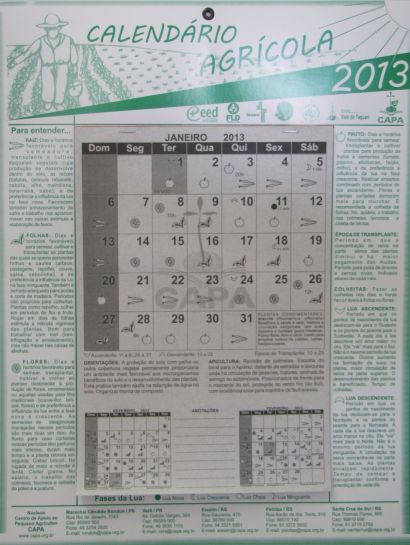 Calendário Agrícola