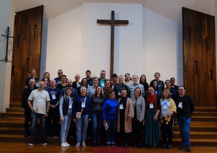 Visita de professoras e professores de Ensino Religioso à Sede Nacional da IECLB - maio 2023