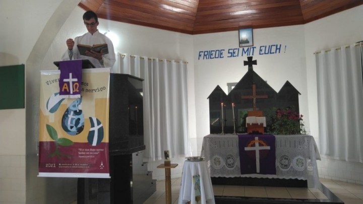 Culto em Alemão na Paróquia Aliança