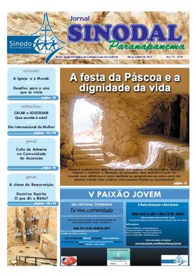 Jornal Sinodal Paranapanema - Ano 13 - Nº.  69 - Março e Abril 2013