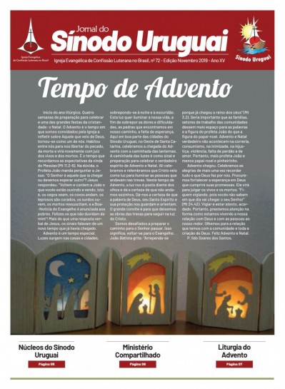 Jornal do Sínodo Uruguai - Ano 17 - nº 72 - Novembro 2019