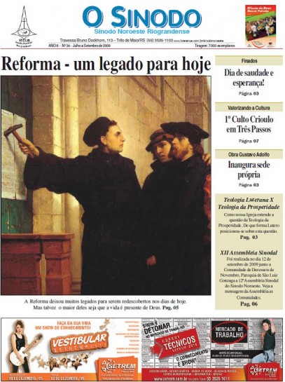 Jornal O Sínodo - Nº. 34 - Julho - Setembro 2009