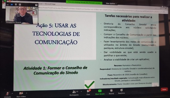 P. Sinodal Afonso Weimer destacou as ações propostas no último Plano.