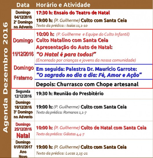 Agenda Santos 2016.12