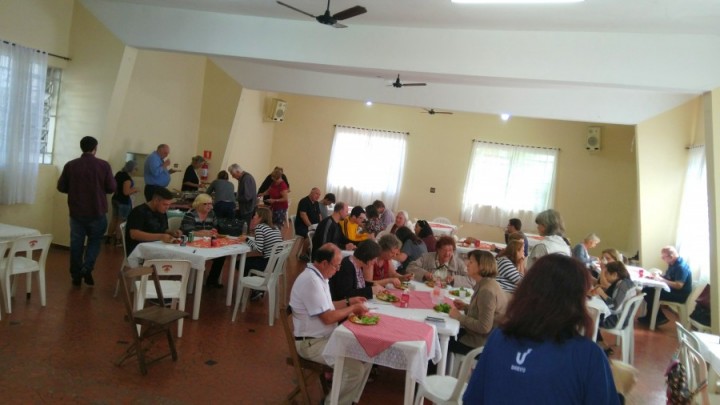 Almoço Formação de Lideranças da UP em Santos 02/09/2017