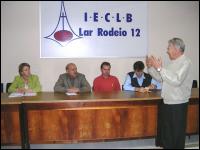 Candidatos tiveram a oportunidade de conversar com lideranças da IECLB em encontro no Lar Rodeio 12