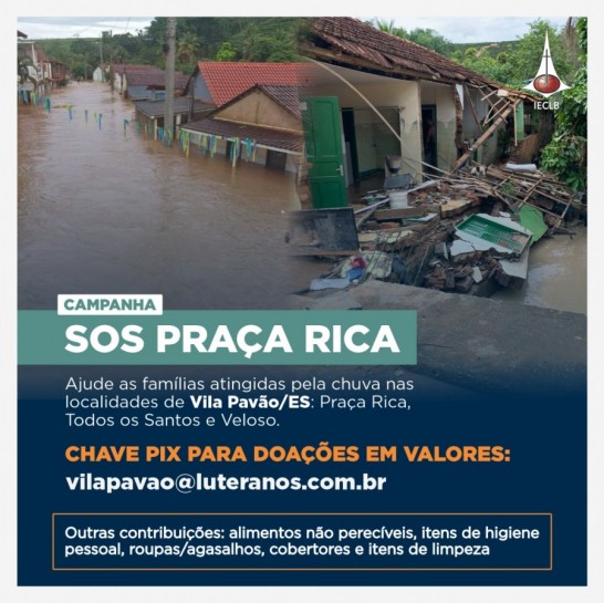 Enchente em Praça Rica - Vila Pavão/ES - Novembro 2022