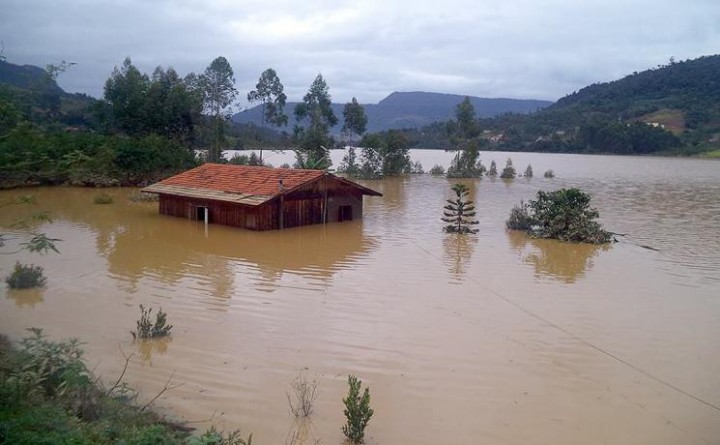 Inundação em Santa Catarina