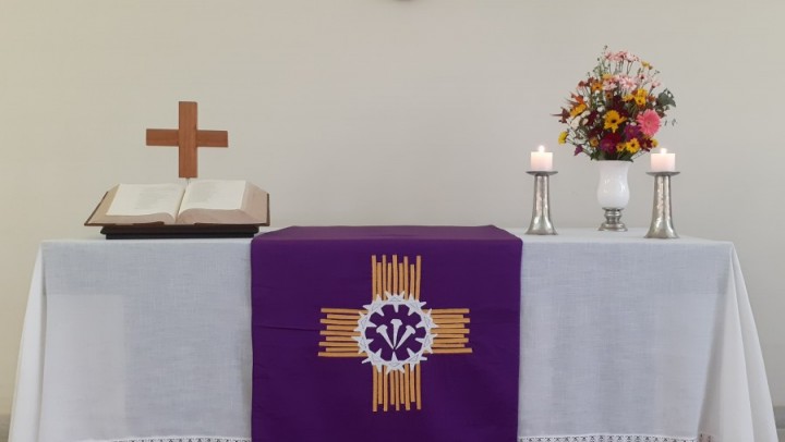 Altar Primeiro Domingo na Quaresma