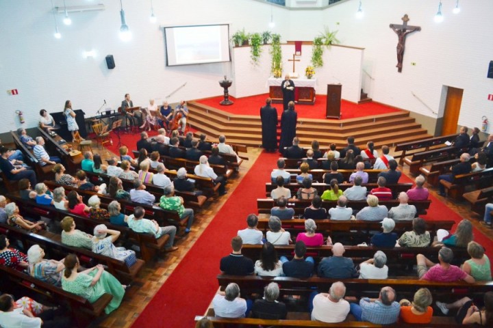 Culto investidura em Lajeado/RS